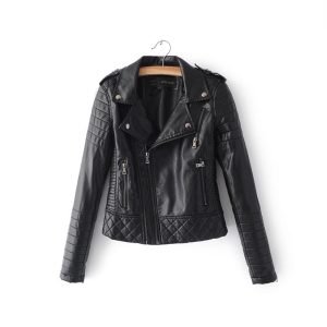 Veste cuir gothique femme
