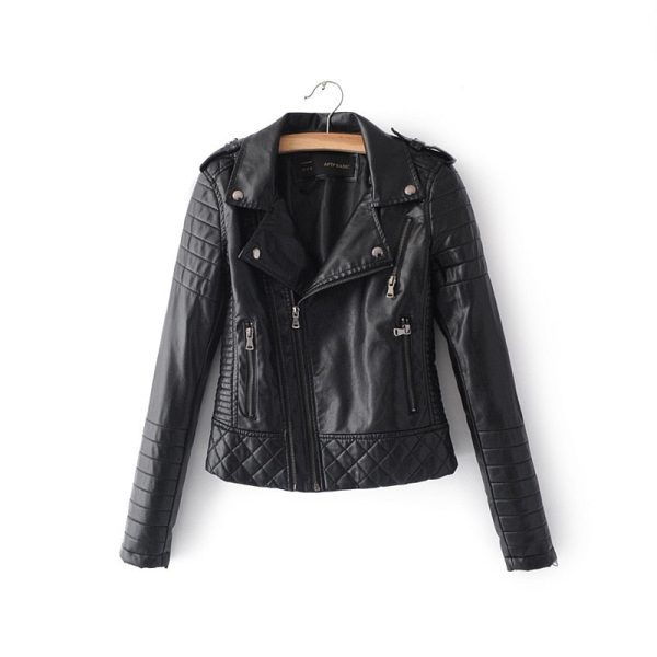 Veste cuir gothique femme
