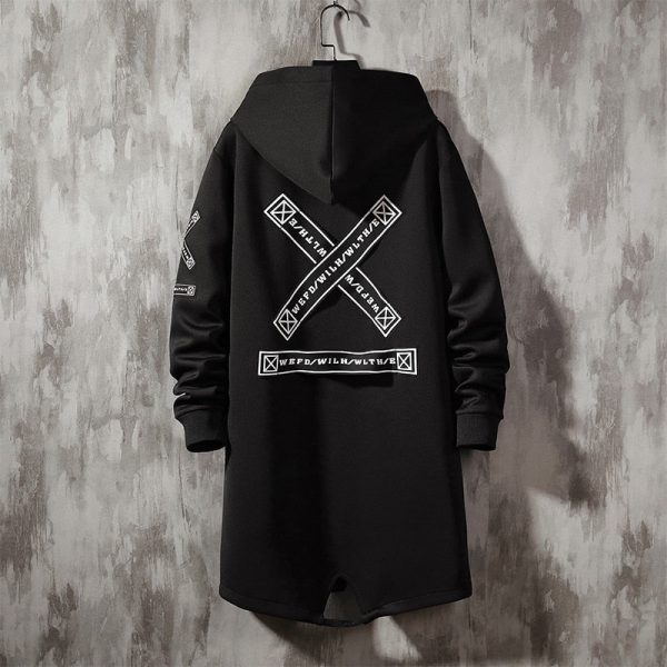 Long Manteau Noir Gothique6