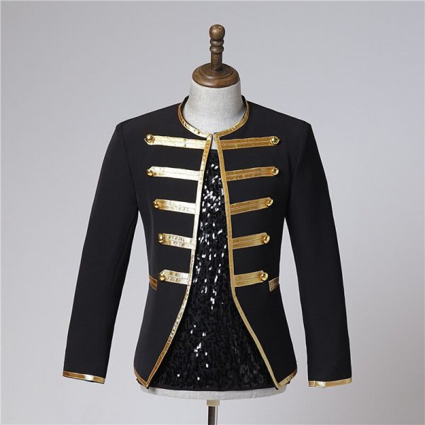 Veste officier gothique homme
