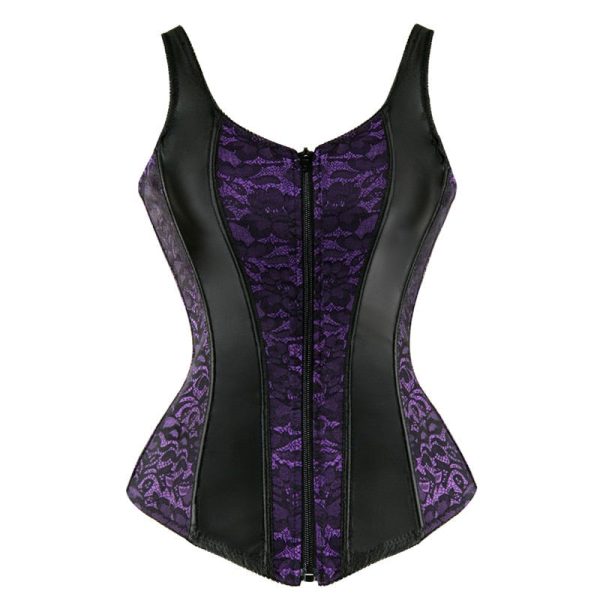 Corset Gothique Violet8