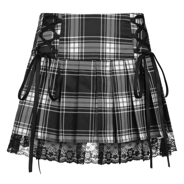 Guide des Tailles - Jupe Gothique à Carreaux Lolita