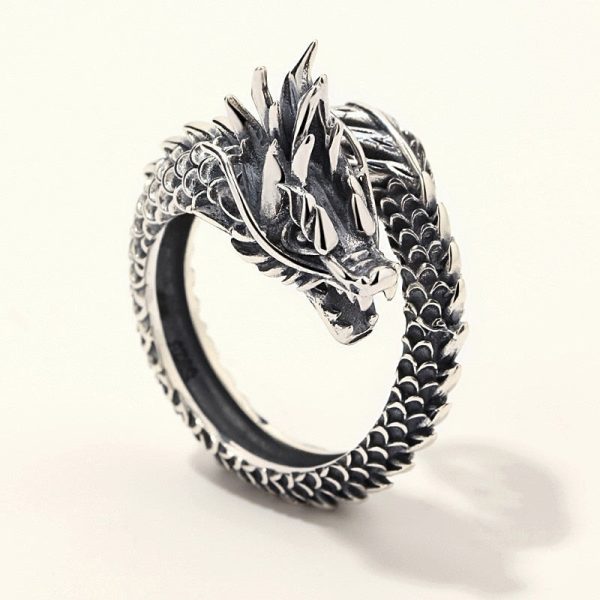 Bague Gothique Dragon
