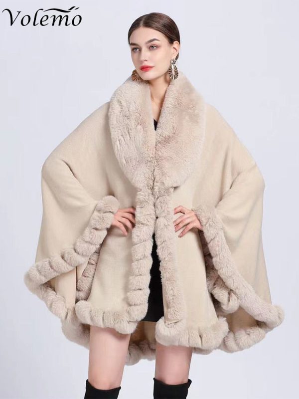 Manteau Gothique Hiver Fourrure