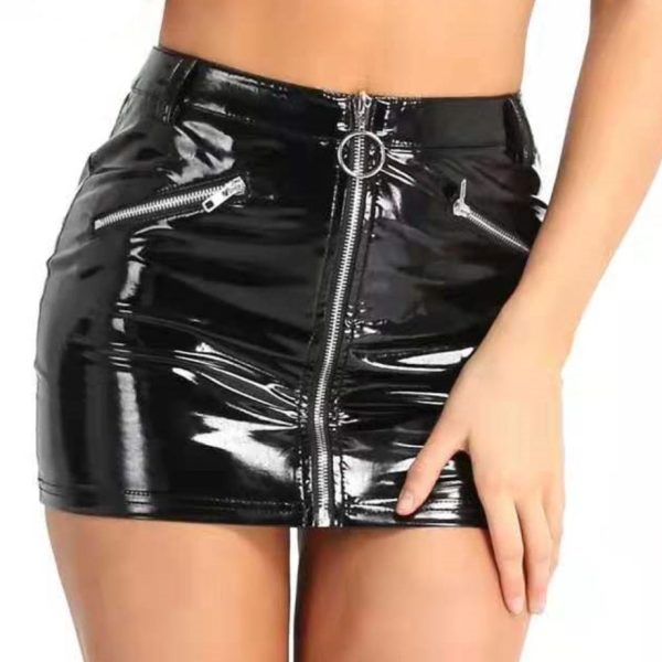 Mini Jupe Gothique Noire10