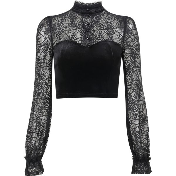 Top Gothique Dentelle Victorienne