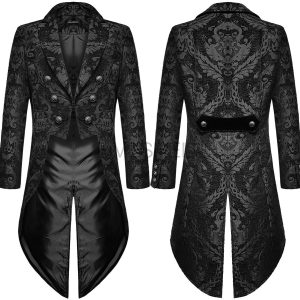 Veste Gothique Homme Victorienne Noire6