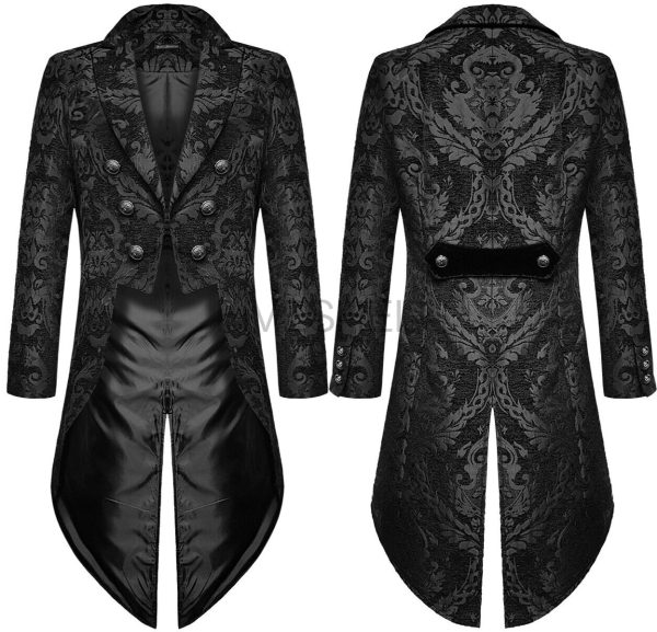 Veste Gothique Homme Victorienne Noire6