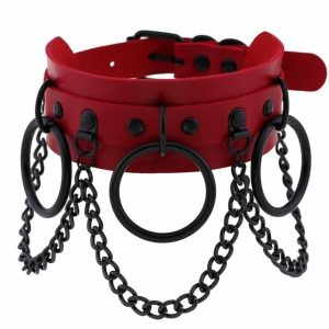 Collier Gothique Noir Femme