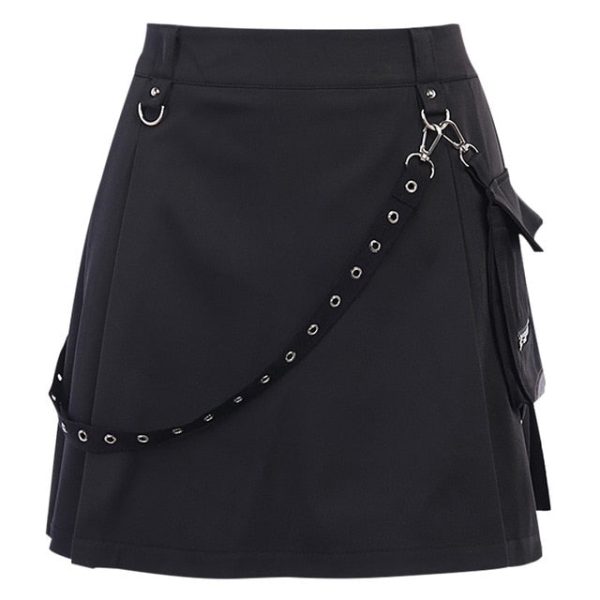 Jupe gothique noire StreetGoth