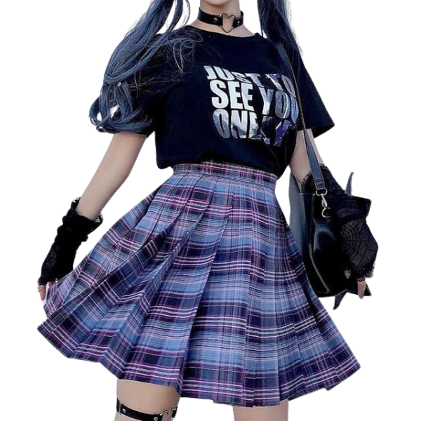 Jupe Gothique Lolita - Yomiko en blanc
