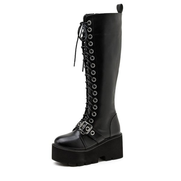 Bottes Plateforme Gothique pour un look gothique distinctif