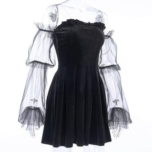 Robe Gothique Romantique - Princesse en noir