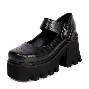 Chaussures Gothiques Femme à Talons9
