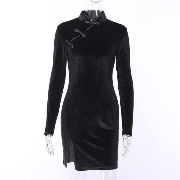 Robe sombre style gothique