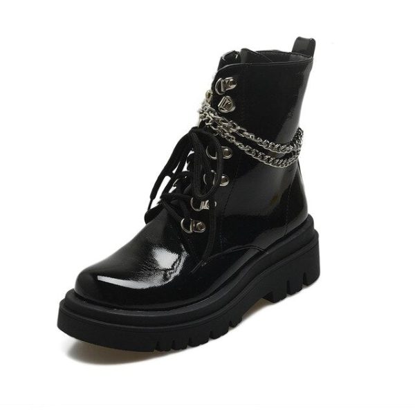 Chaussures Gothiques CompenséEs Noires9