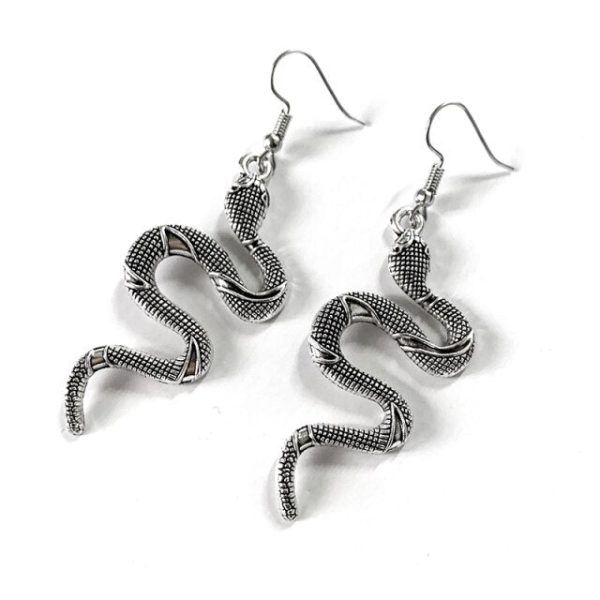 Boucles D'Oreille Gothique Serpent - Snaka